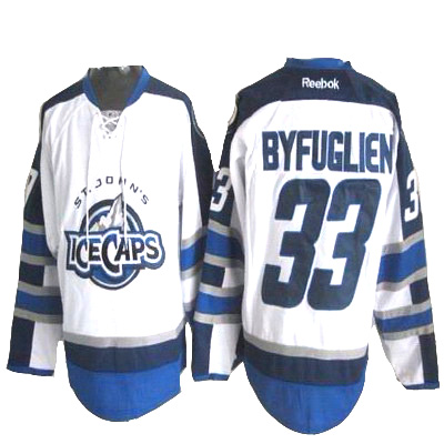 Discount and high quality Winnipeg Jets 33 Dustin Byfuglien St. John's IceCaps White NHL Hockey Jersey